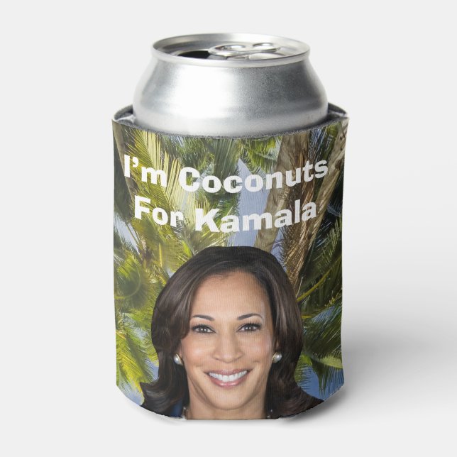 Ich bin Kokosnüsse für Kamala Dosenkühler (Kanne Vorderseite)