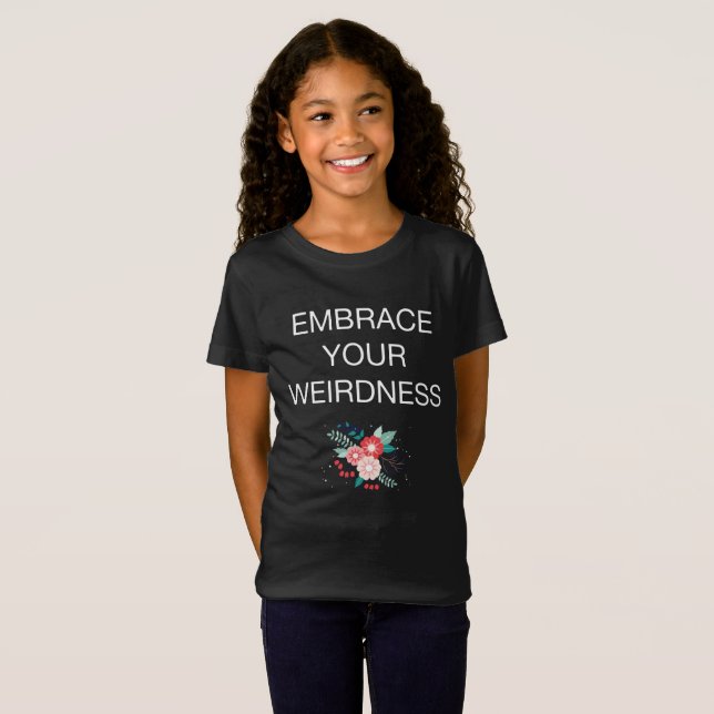 Ich bin komische Girls Teens Women Quirky Geschenk T-Shirt (Vorne ganz)
