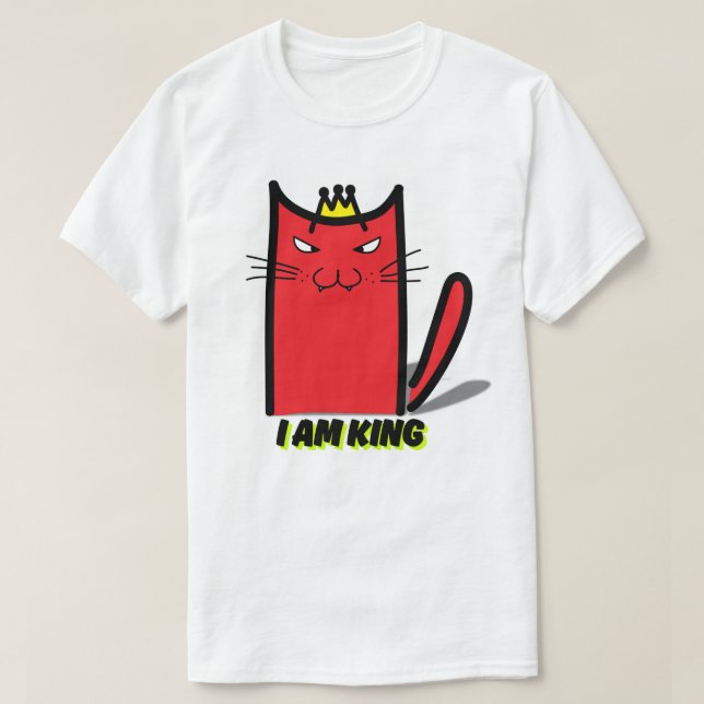 Ich bin König T-Shirt (Design vorne)