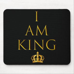 Ich bin König T-Shirt Mousepad