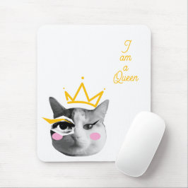 Ich bin Königin – Elegant lustig Mousepad