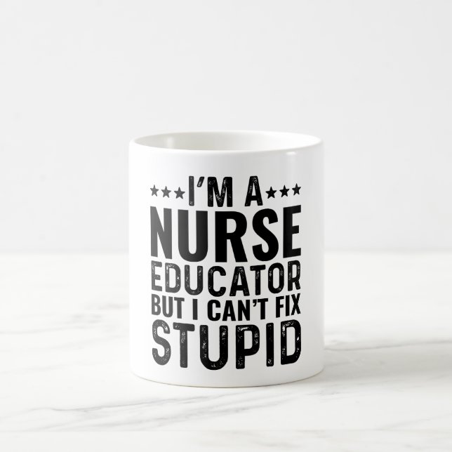 Ich bin Krankenpfleger, aber ich kann den Dummkopf Kaffeetasse (Mittel)