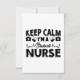 Ich bin Krankenschwester Dankeskarte