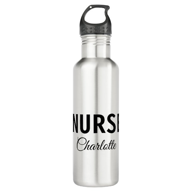 Ich bin Krankenschwester medizinischen Fachmann Fü Edelstahlflasche (Vorderseite)