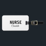 Ich bin Krankenschwester medizinischen Fachmann Fü Gepäckanhänger<br><div class="desc">Professionelle Vorlagen für Ihren Beruf</div>