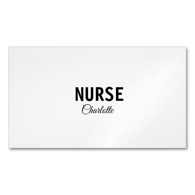 Ich bin Krankenschwester medizinischen Fachmann Fü Magnetische Visitenkarte (Vorderseite)