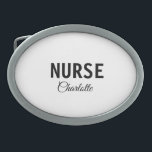 Ich bin Krankenschwester medizinischen Fachmann Fü Ovale Gürtelschnalle<br><div class="desc">Professionelle Vorlagen für Ihren Beruf</div>