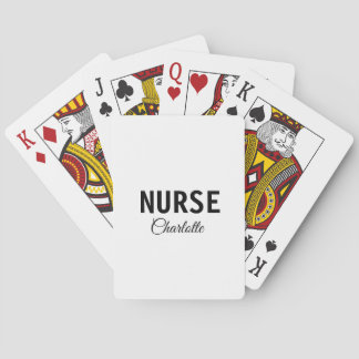 Ich bin Krankenschwester medizinischen Fachmann Fü Spielkarten