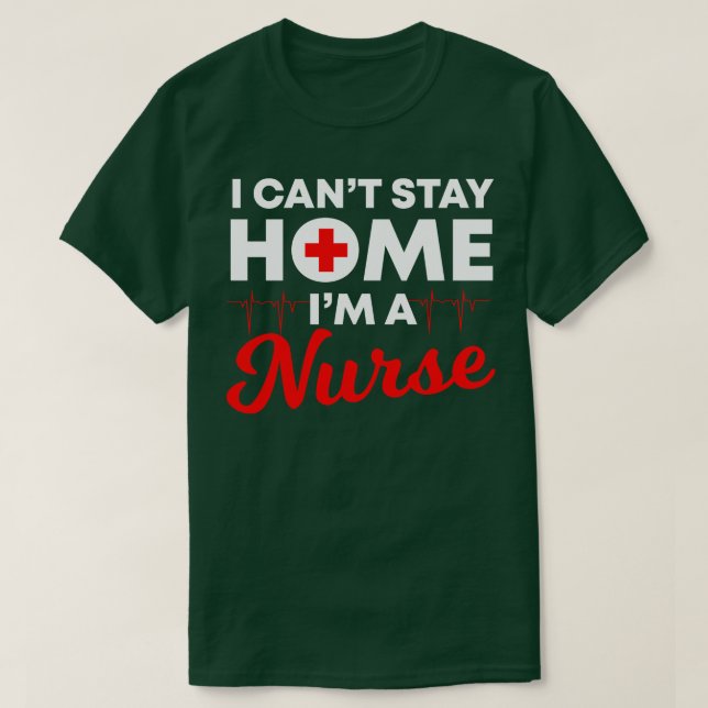 Ich bin Krankenschwester T-Shirt (Design vorne)