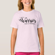 Ich bin Krieger nicht Prinzessin Kids Shirt