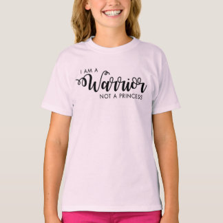 Ich bin Krieger nicht Prinzessin Kids Shirt