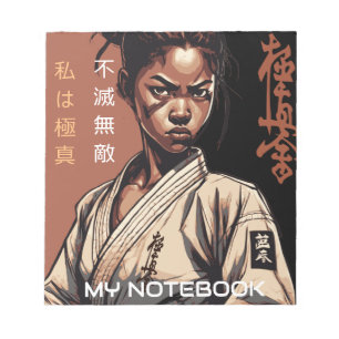Ich bin Kyokushin, unzerbrechlich, nicht aufzuhalt Notizblock