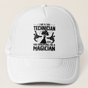 Ich bin Labrador Technician Laboratory Science Lab Truckerkappe