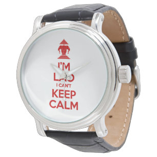 Ich bin Lao, den ich Ruhe nicht behalten kann Armbanduhr