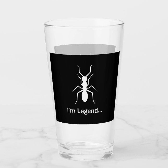 Ich bin Legende Glas (Vorderseite)