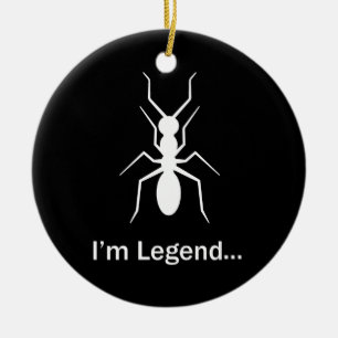 Ich bin Legende Keramik Ornament