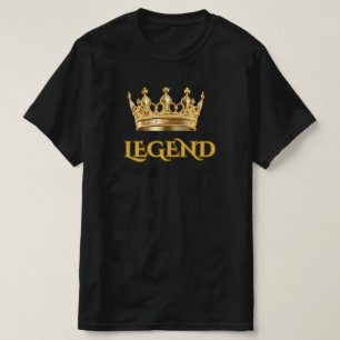 ICH BIN LEGENDE SCHWARZ GOLDEN GRAFISCHES MÄNNER- T-Shirt