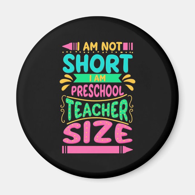 Ich bin Lehrergröße Magnet (Vorne)