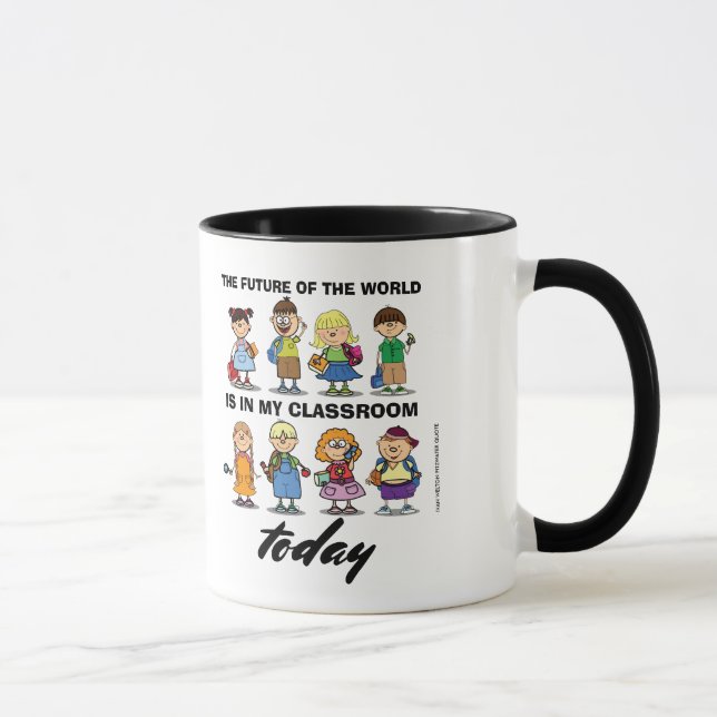 Ich bin Lehrerin. Schulkinder & Kostenvoranschlag Tasse (Rechts)