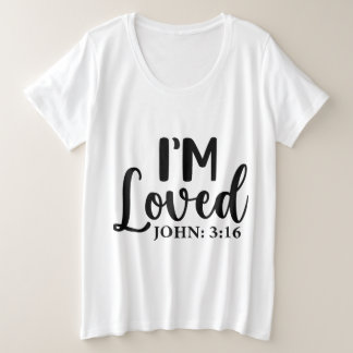 Ich bin lieb große größe T-Shirt