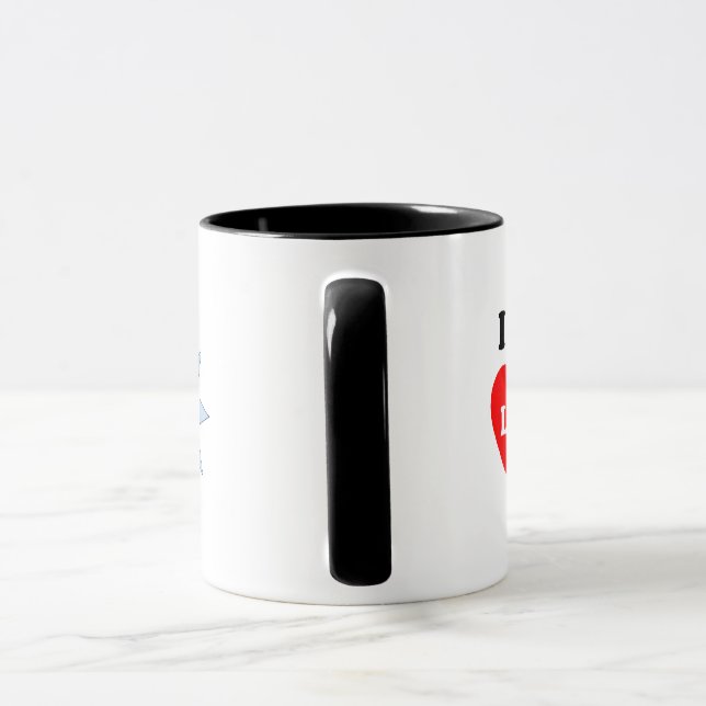Ich bin Liebe, ich bin Light Coffee Tasse (Griff)