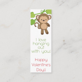 Ich bin Liebe mit dir zusammen! Valentine Lesezeic Mini Visitenkarte