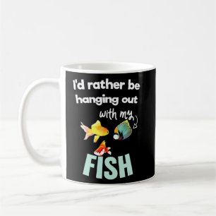 Ich bin lieber mit meinem Fisch-Pet-Aquarium ausge Kaffeetasse