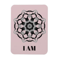 *~* "Ich bin Lila Black Gray Mandala Crown Chakra