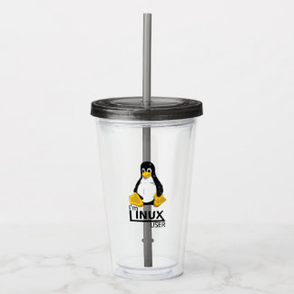 Ich bin Linux-Benutzer Acryltrinkbecher