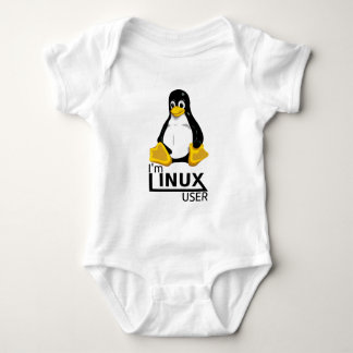 Ich bin Linux-Benutzer Baby Strampler