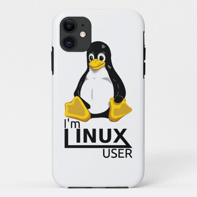 Ich bin Linux-Benutzer Case-Mate iPhone Hülle (Rückseite)
