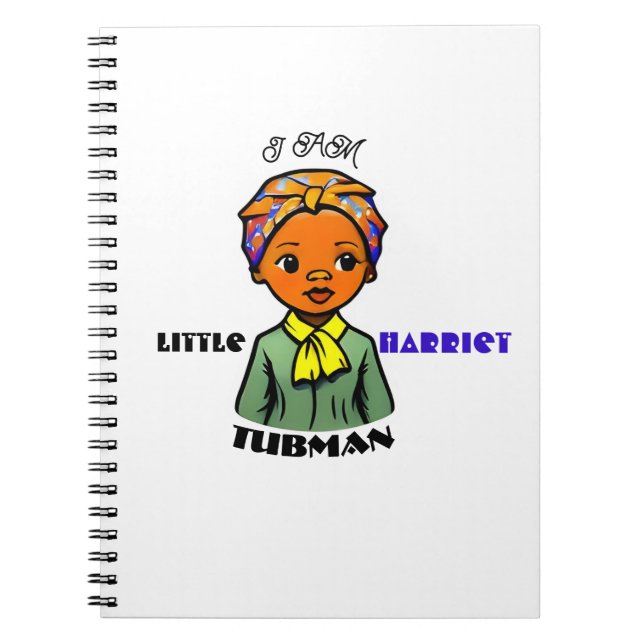 Ich bin Little Harriet Tubman Black History Notizblock (Vorderseite)