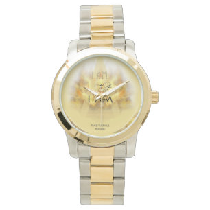 ICH BIN Logo - zwei Ton-Uhr Armbanduhr