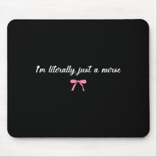 Ich bin lustiger Krankenpfleger Nursing Life Hosta Mousepad