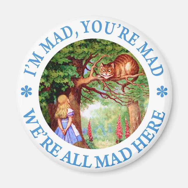 ICH BIN MAD, DU BIST MAD, WIR SIND ALLE HIER GESCH MAGNET (Vorne)