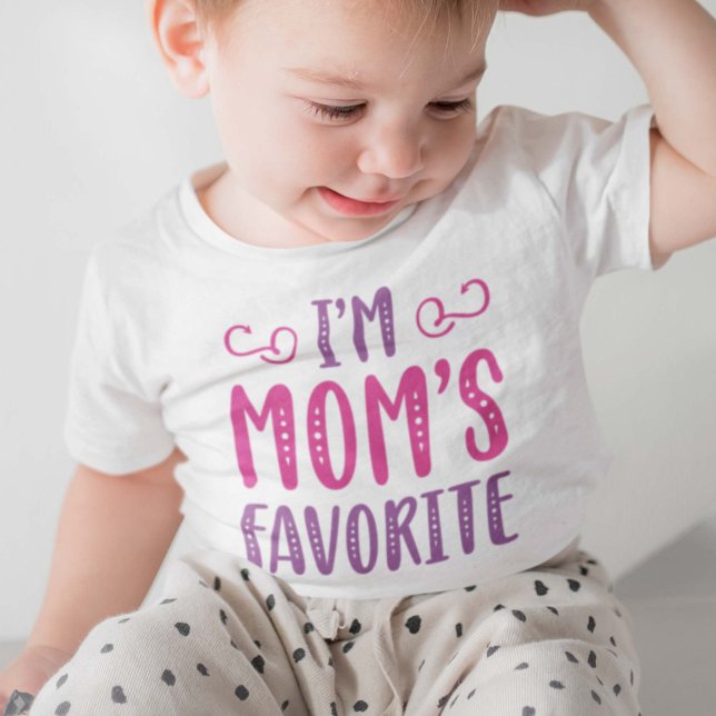 Ich bin Mama Liebling Baby T-shirt (Von Creator hochgeladen)