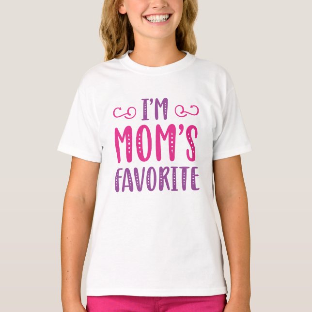 Ich bin Mama Liebling T-Shirt (Vorderseite)