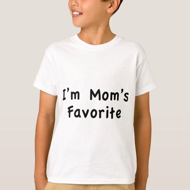 Ich bin Mama Liebling T-Shirt (Vorderseite)