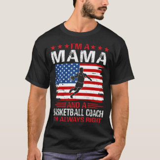 Ich bin MAMA und Basketballtrainer T-Shirt