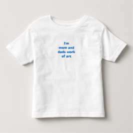 Ich bin Mama-und Vater-Kunstwerk Kleinkind T-shirt