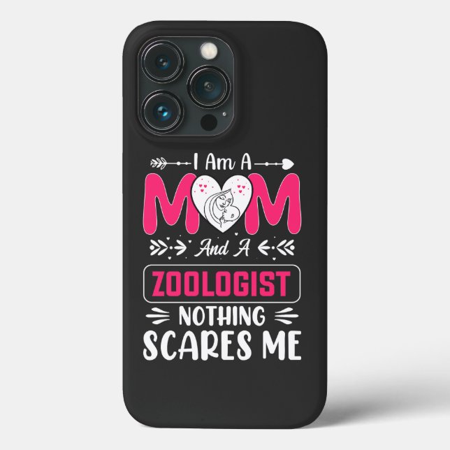 Ich bin Mama und Zoologe, mir ist nichts wichtig Case-Mate iPhone Hülle (Rückseite)