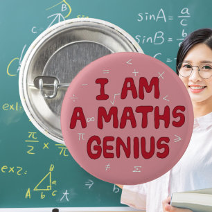 Ich bin Mathematiklehrerin Button