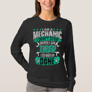 Ich bin Mechaniker Auto Mechanische Garage T-Shirt