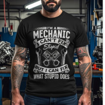 Ich bin Mechaniker, ich kann Dummheit nicht repari
