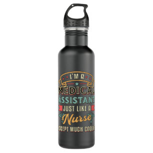 Ich bin medizinischer Assistent Edelstahlflasche