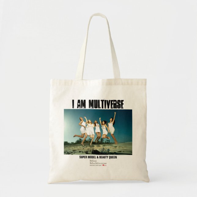 ICH BIN MEHRERE - Miss Multiverse Beach Bag Tragetasche (Vorne)