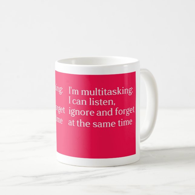 Ich bin Mehrprozess Kaffeetasse (VorderseiteRechts)