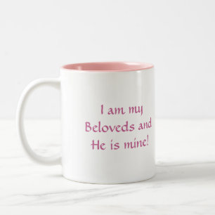 Ich bin mein Beloveds und er ist meiner! , Jessica Zweifarbige Tasse