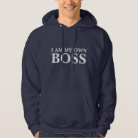 Ich bin mein eigener Boss (anpassbarer Text und Fa