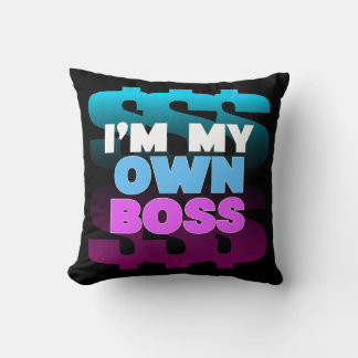Ich bin mein eigener Boss Motivierend Kissen